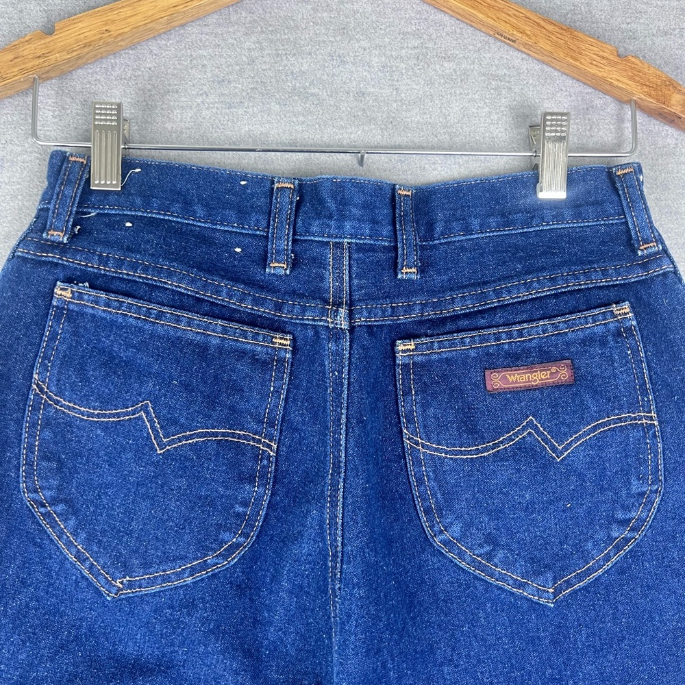 VTG 70's Wrangler Jeans‎ Women's Size 14 Misses Blue Denim MR695KA